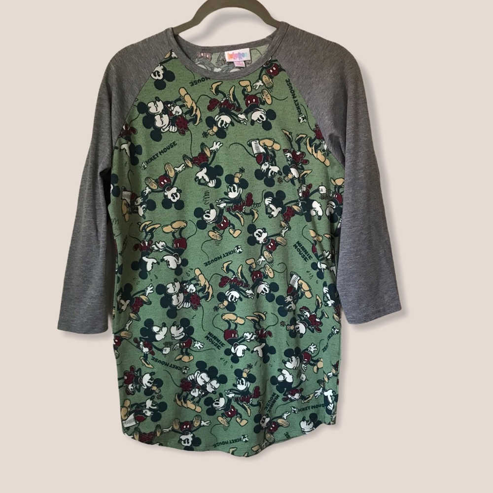 All over Mickey and Minnie 3/4 Sleeved Shirt